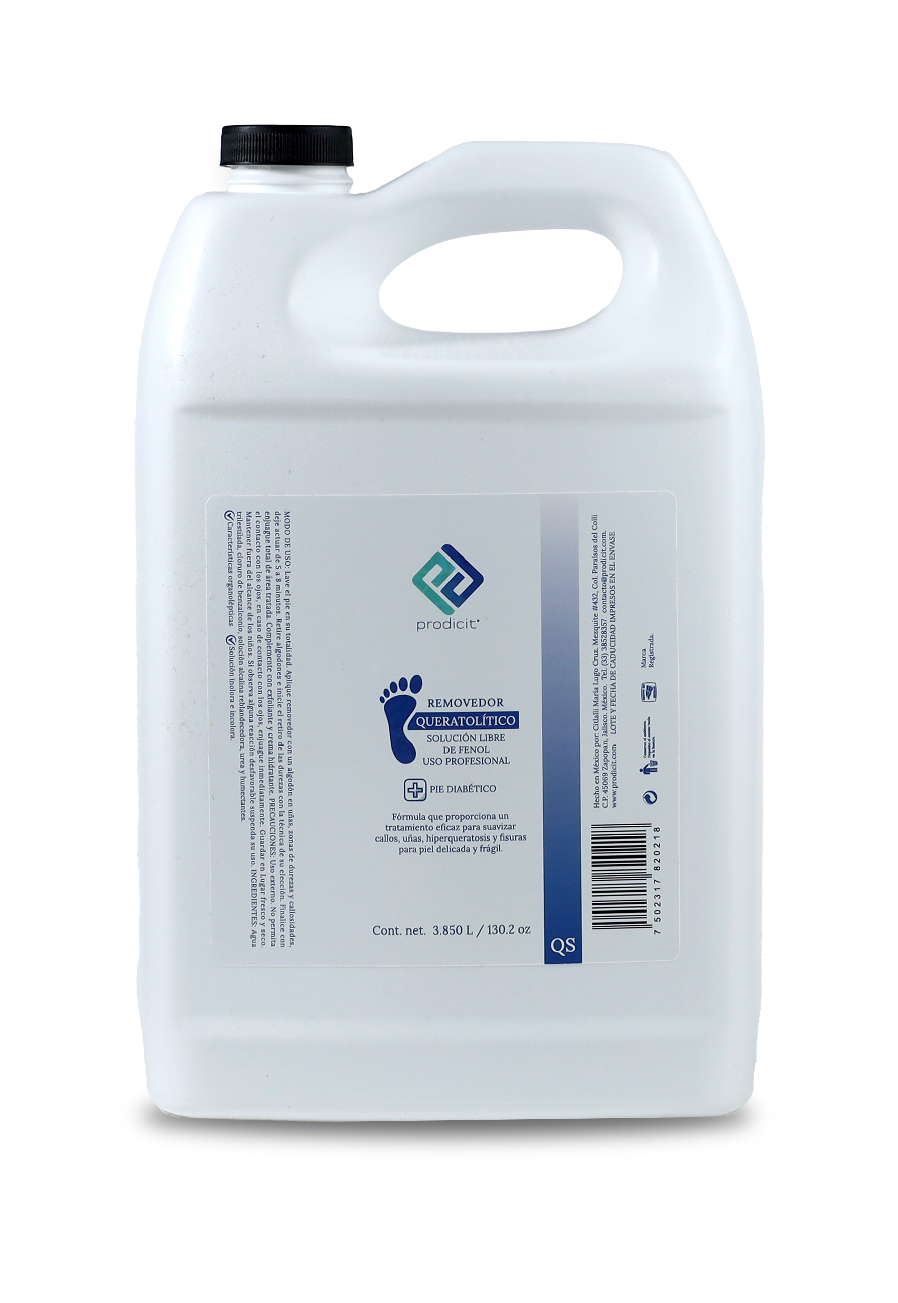 Removedor Queratolítico Piel Sensible 3.850 ml.