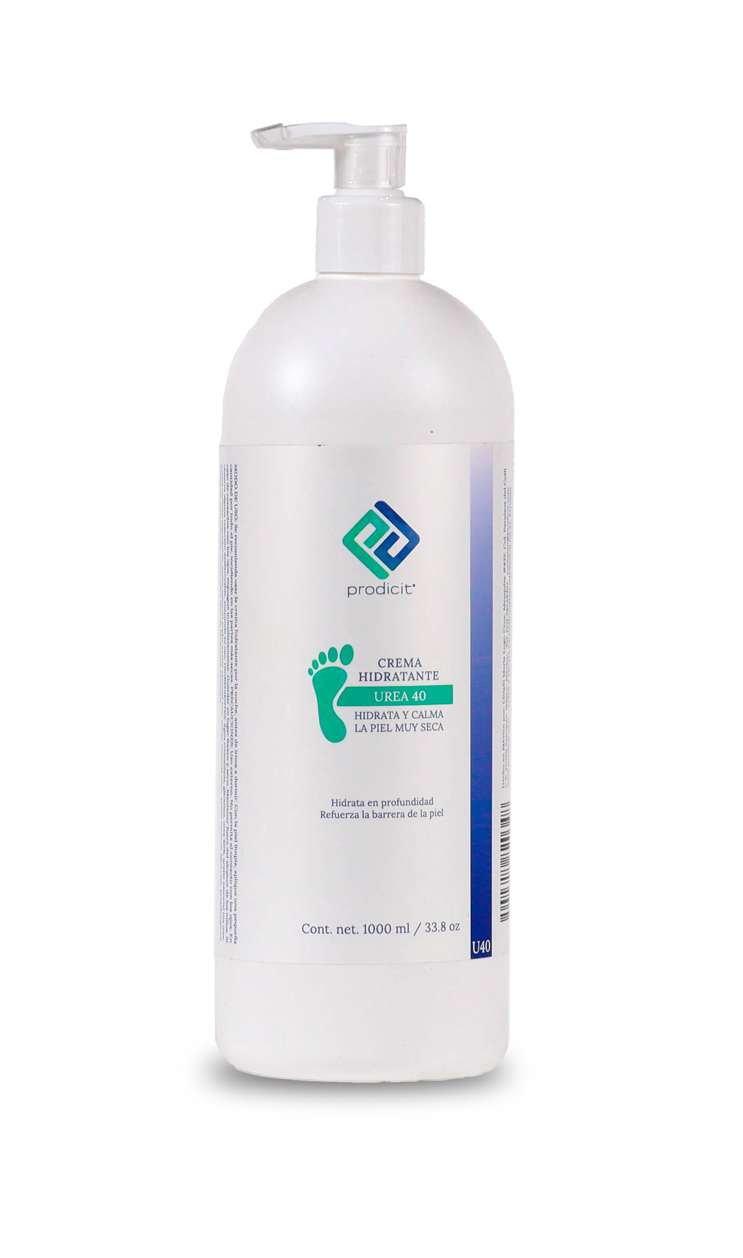Crema Hidratante Urea 40 1000 ml.