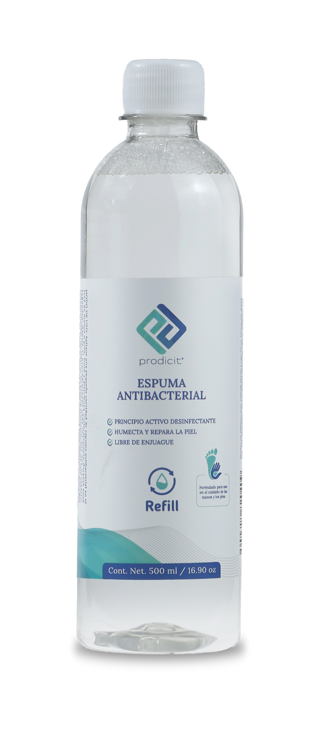 Espuma Antibacterial Refill 500 ml.