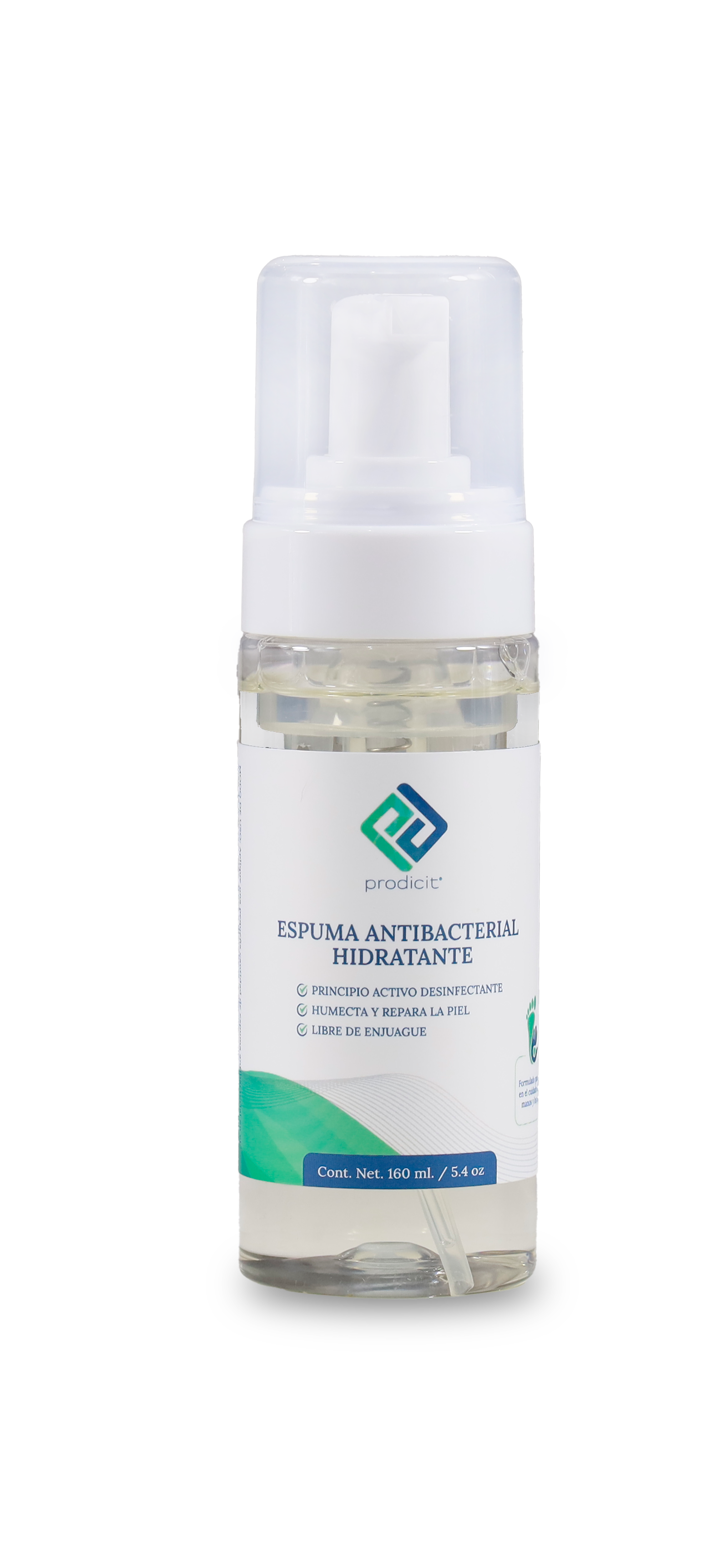 Espuma Antibacterial Hidratante 160 ml.
